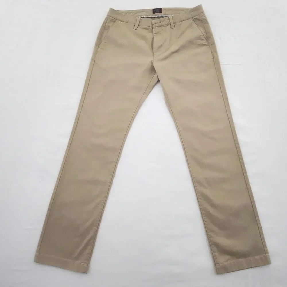 UNTUCKit Men's Relaxed Fit Pants 34x32 Tan Chino Khakis Stretch Business Casual - Picture 2 of 9